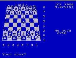 Pantallazo de Colossus 4 Chess para Spectrum