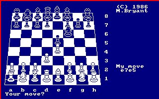 Pantallazo de Colossus Chess 4 para Amstrad CPC