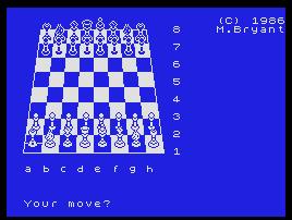 Pantallazo de Colosus Chess 4 para MSX