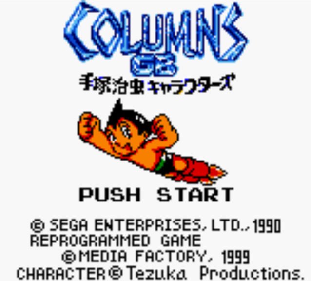 Pantallazo de Columns - Tezuka Osamu Characters para Game Boy Color