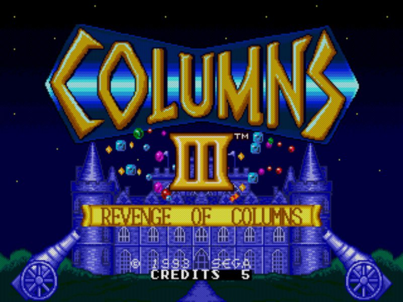Pantallazo de Columns III (Mega Play) para M.A.M.E.