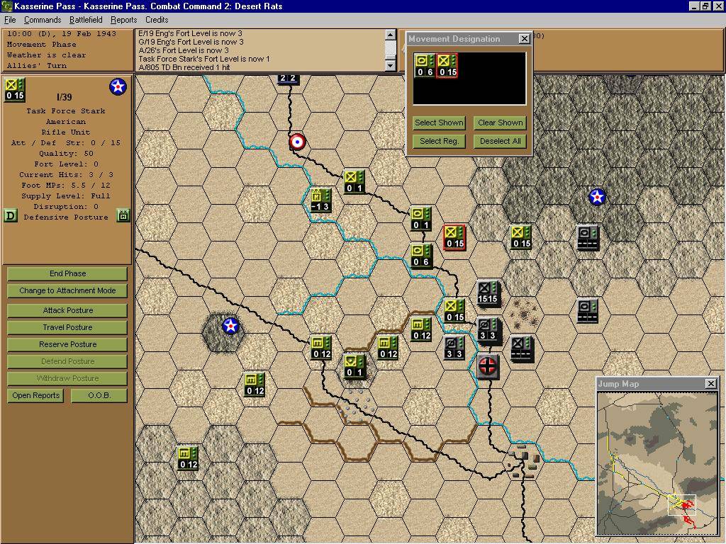 Pantallazo de Combat Command 2: Desert Rats para PC