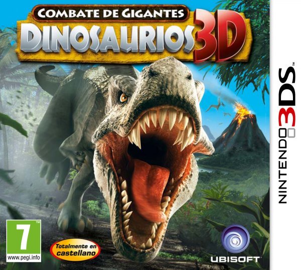 Caratula de Combate De Gigante: Dinosaurios 3D para Nintendo 3DS