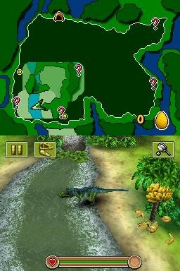 Pantallazo de Combate de Gigantes: Dinosaurios para Nintendo DS