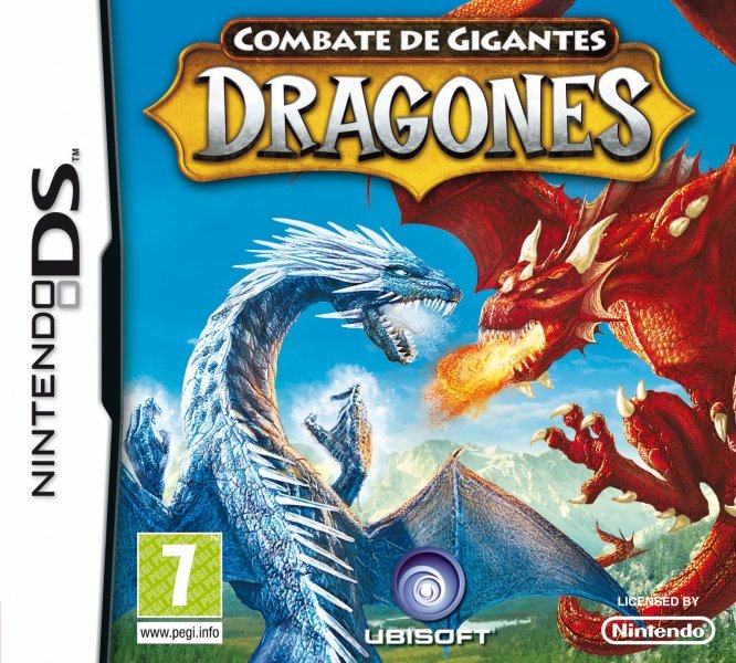 Caratula de Combate de Gigantes: Dragones para Nintendo DS