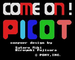 Pantallazo de Come on Picot para MSX