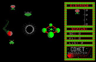 Pantallazo de Comet Encounter para Amstrad CPC