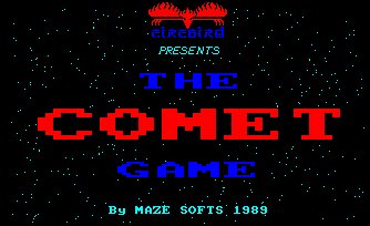 Pantallazo de Comet Game, The para Amstrad CPC