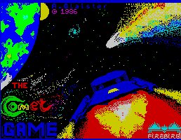 Pantallazo de Comet Game, The para Spectrum