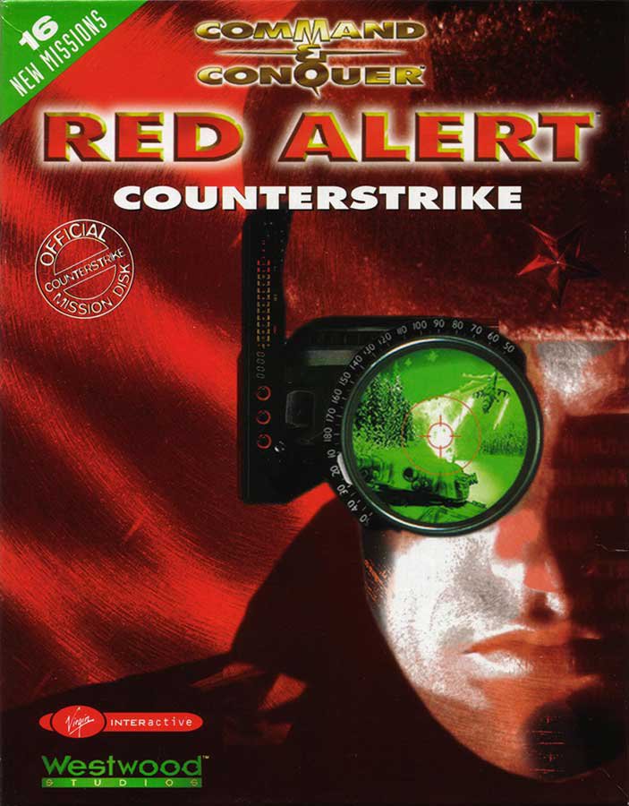 Caratula de Command & Conquer: Red Alert -- Counterstrike para PC