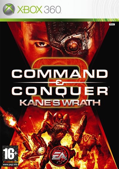 Caratula de Command & Conquer 3: Kane's Wrath para Xbox 360