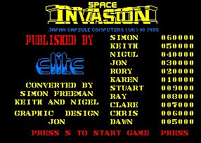 Pantallazo de Commando: Space Invasion para Amstrad CPC