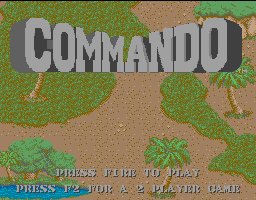 Pantallazo de Commando para Atari ST
