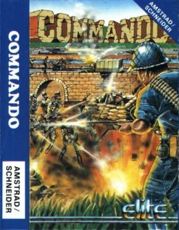 Caratula de Commando para Amstrad CPC