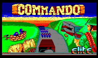 Pantallazo de Commando para Amstrad CPC