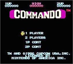 Pantallazo de Commando para Nintendo (NES)