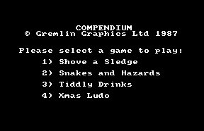 Pantallazo de Compendium para Amstrad CPC