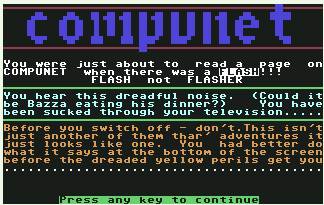 Pantallazo de Compunet Saga para Commodore 64