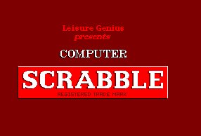 Pantallazo de Computer Scrabble Deluxe para Amstrad CPC