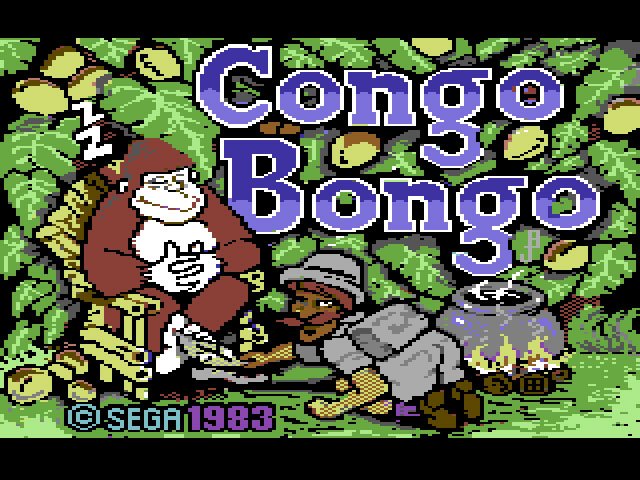 Pantallazo de Congo Bongo - Versión Disco para Commodore 64