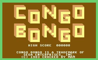 Pantallazo de Congo Bongo para Commodore 64