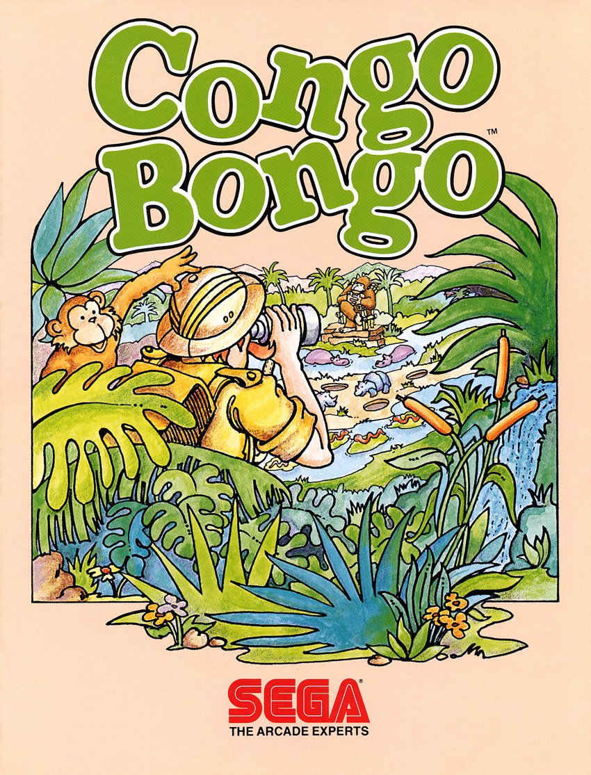 Caratula de Congo Bongo para M.A.M.E.