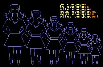 Pantallazo de Conjugaison para Amstrad CPC
