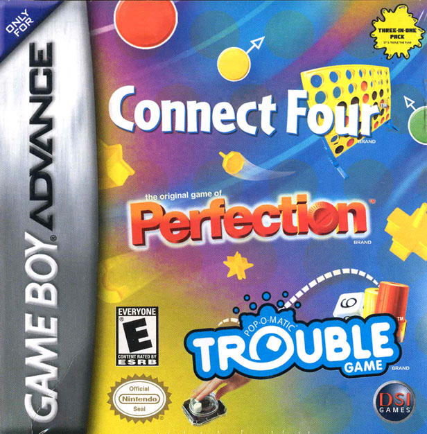 Caratula de Connect 4/Perfection/Trouble para Game Boy Advance