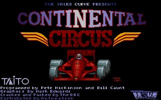 Pantallazo de Continental Circus para Atari ST