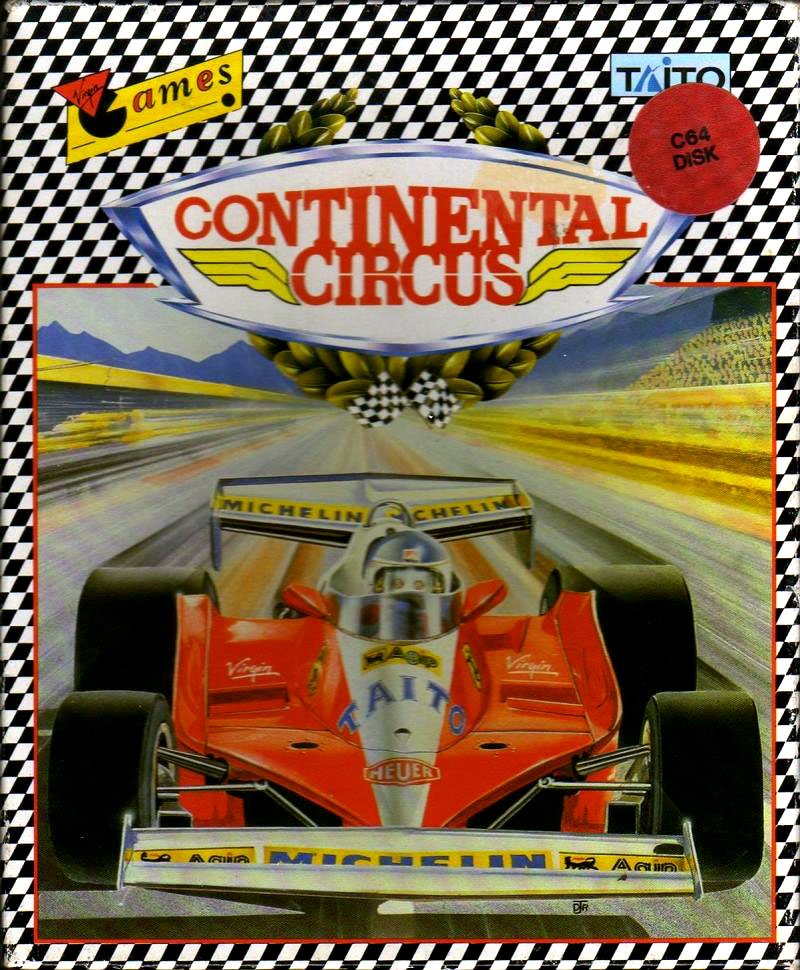 Caratula de Continental Circus para Commodore 64