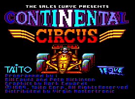 Pantallazo de Continental Circus para Amstrad CPC