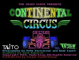 Pantallazo de Continental Circus para MSX