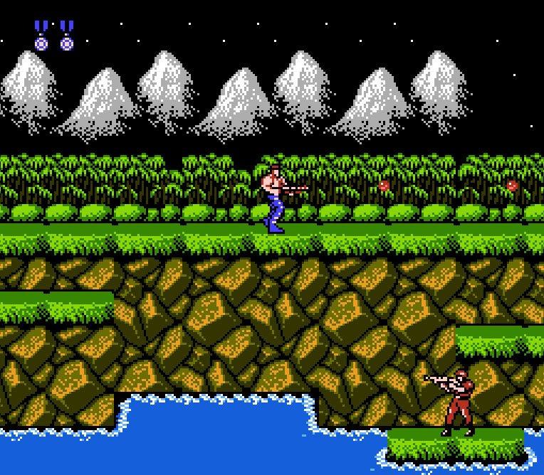 Pantallazo de Contra para Nintendo (NES)