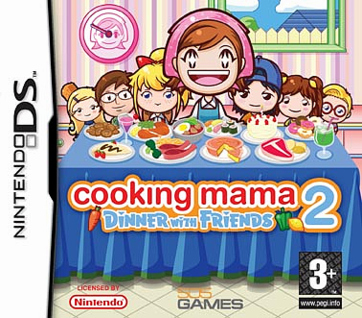 Caratula de Cooking Mama 2: Dinner with Friends para Nintendo DS