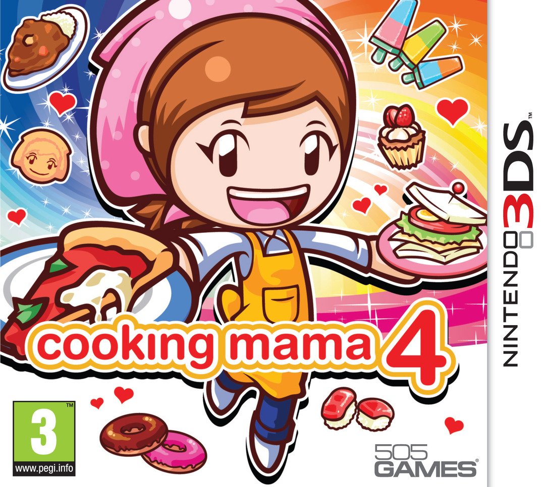 Caratula de Cooking Mama 4 para Nintendo 3DS