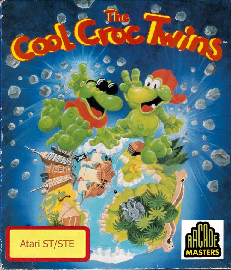 Caratula de Cool Croc Twins para Atari ST