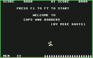 Pantallazo de Cops and Robbers para Commodore 64