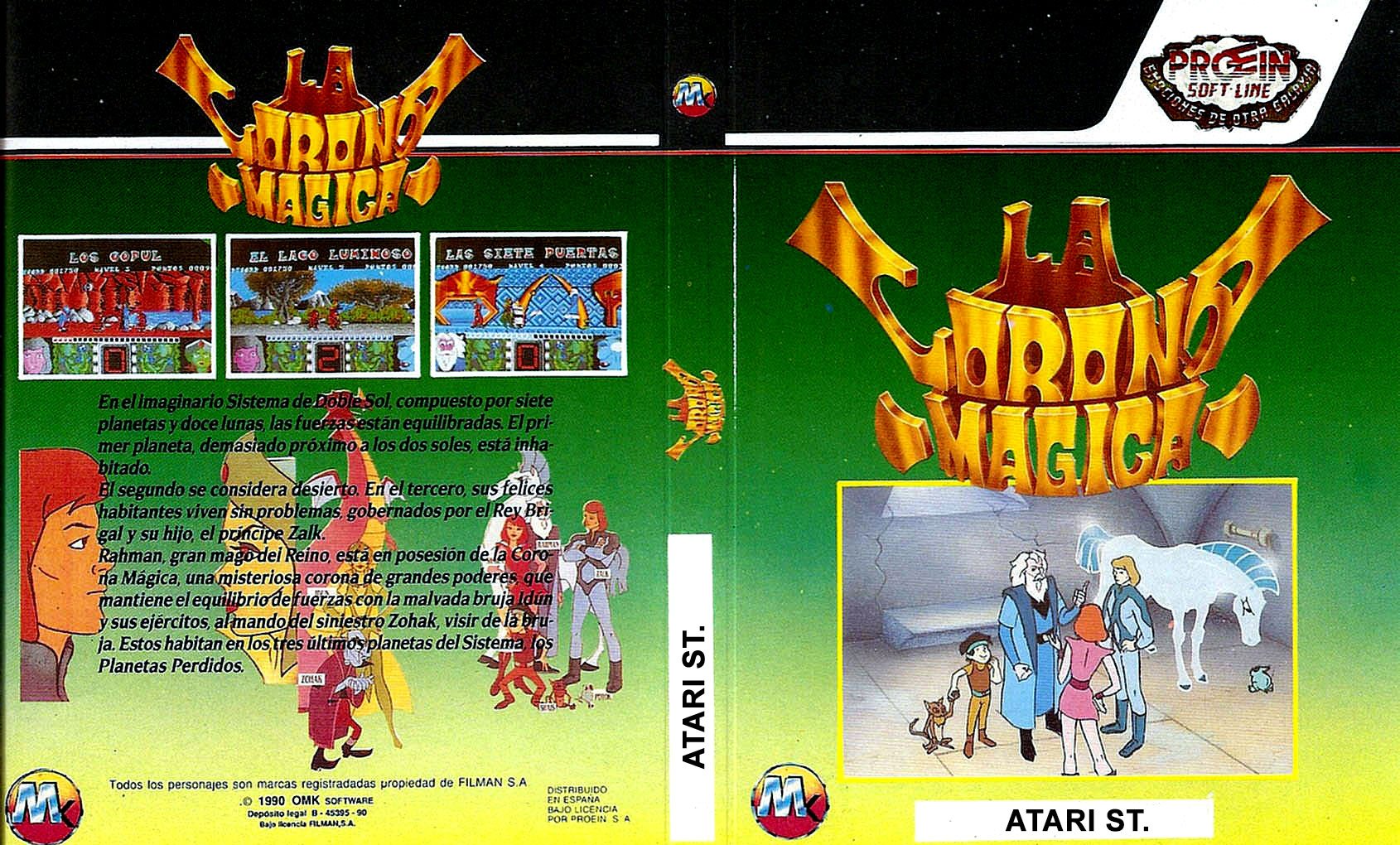 Caratula de Corona Mágica, La para Atari ST