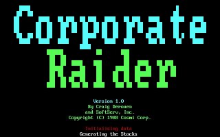 Pantallazo de Corporate Raider para PC