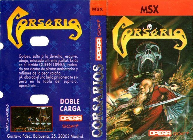 Caratula de Corsarios para MSX