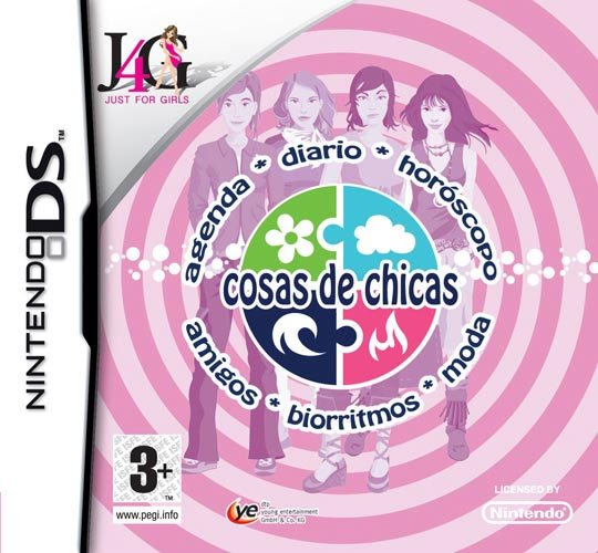 Caratula de Cosas de Chicas para Nintendo DS