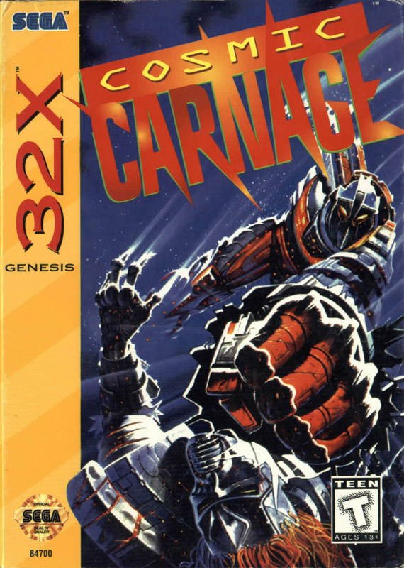 Caratula de Cosmic Carnage para Sega 32x