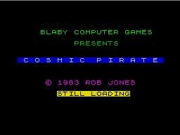 Pantallazo de Cosmic Pirate (1983) para Spectrum