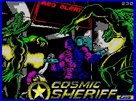 Pantallazo de Cosmic Sheriff para Spectrum