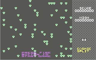 Pantallazo de Cosmic Split para Commodore 64