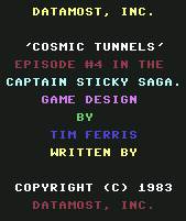 Pantallazo de Cosmic Tunnels para Commodore 64