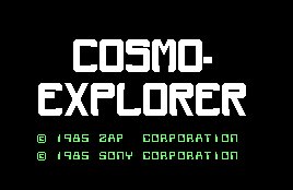 Pantallazo de Cosmo-Explorer para MSX
