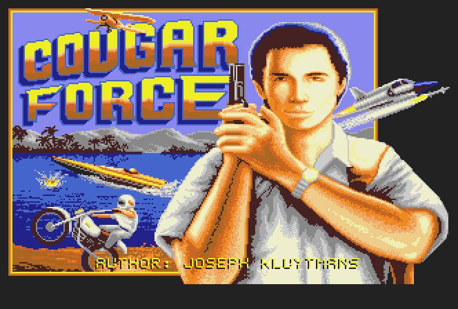 Pantallazo de Cougar Force para Atari ST