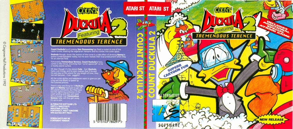 Caratula de Count Duckula 2: Featuring Tremendous Terence para Atari ST