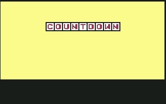 Pantallazo de Countdown para Commodore 64